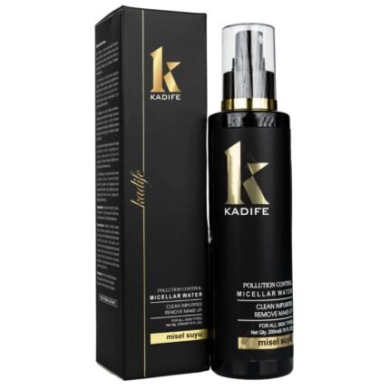 KADIFE Micellar Cleansing Water | Gentle Makeup Remover and Face Cleanser | Pollution Control and pH Balanced Formula | Alcohol-Free, Non-Irritating | Suitable for All Skin Types