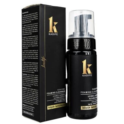 KADIFE Clean Pore Foaming Face Cleanser with Licorice Oatmeal Aloe Vera | Deep Pore Cleansing Oil Control Gentle Exfoliating Face Wash for All Skin Types | 150 ml