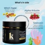 Kadife D-Tan Face Pack | Sea Boost Alpha Arbutin Witch Hazel Formula | Helps Reduce Tan & Dullness | 250ml | Black Gold Pack | For All Skin Types - Image 8